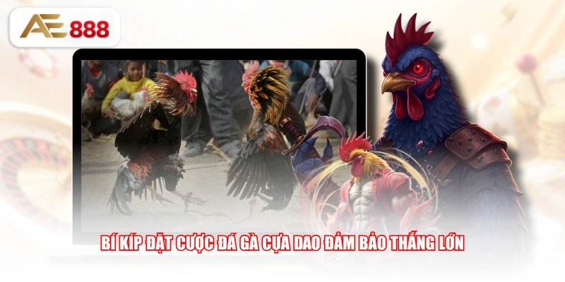 Bí kíp đặt cược đá gà cựa dao đảm bảo thắng lớn
